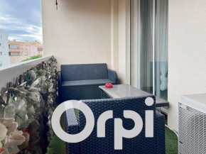 Bel F2 climatisé avec parking, balcon plein sud, proche plage et centre à Palavas - FR-1-559-40